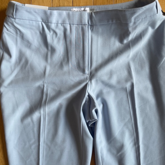 Brand New Women's Calvin Klein Suit Baby Blue Trousers Dress Pants - Picture 11 of 14